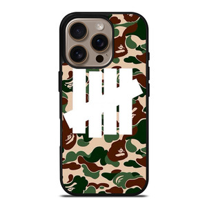 UNDEFEATED BAPE CAMO iPhone 16 Pro Case Cover