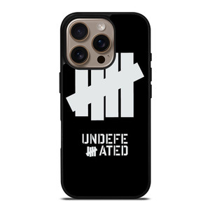UNDEFEATED BLACK LOGO iPhone 16 Pro Case Cover