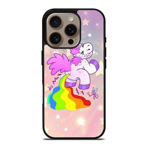 UNICORN POOPING RAINBOW iPhone 16 Pro Case Cover