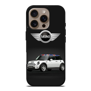 UNION JACK BLUE MINI COPER CAR iPhone 16 Pro Case Cover
