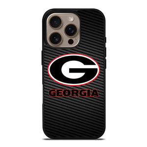 UNIVERSITY GEORGIA CARBON SYMBOL iPhone 16 Pro Case Cover