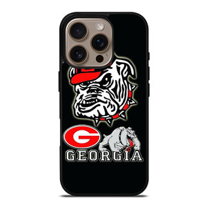 UNIVERSITY OF GEORGIA BULLDOGS ICON iPhone 16 Pro Case Cover