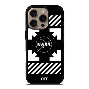 WHITE NASA OFF iPhone 16 Pro Case Cover
