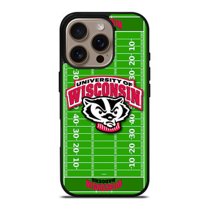 WISCONSIN BADGER FOOTBALL iPhone 16 Pro Case Cover WISCONSIN BADGER FOOTBALL iPhone 16 Pro Case Cover
