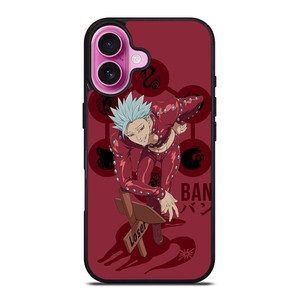 7 SEVEN DEADLY SINS BAN iPhone 16 Plus Case Cover