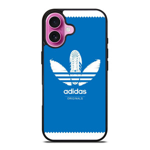 ADIDAS LOGO SHOES BLUE ORIGINALS iPhone 16 Plus Case Cover