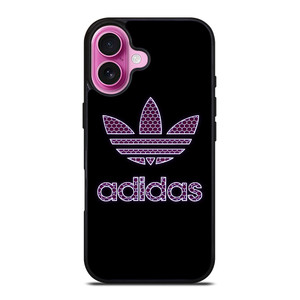 ADIDAS PURPLE NEON METAL iPhone 16 Plus Case Cover