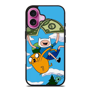 ADVENTURE TIME FINN AND JAKE MONEY iPhone 16 Plus Case Cover