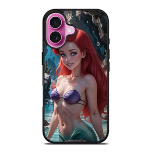 ARIEL THE LITTLE MERMAID CLASSIC DISNEY iPhone 16 Plus Case Cover ARIEL THE LITTLE MERMAID CLASSIC DISNEY iPhone 16 Plus Case Cover