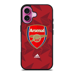 ARSENAL FC ADIDAS JERSEY iPhone 16 Plus Case Cover ARSENAL FC ADIDAS JERSEY iPhone 16 Plus Case Cover