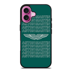 ASTON CAR LOGO GREEN iPhone 16 Plus Case Cover ASTON CAR LOGO GREEN iPhone 16 Plus Case Cover
