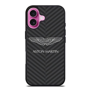 ASTON MARTIN LOGO PATTERN iPhone 16 Plus Case Cover