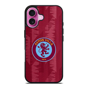 ASTON VILLA FC FOOTBALL CLUB LOGO iPhone 16 Plus Case Cover