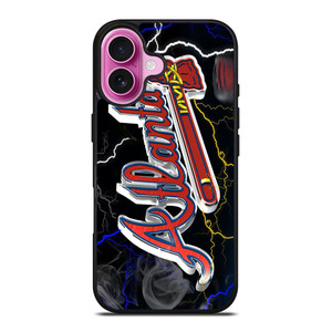 ATLANTA BRAVES LOGO iPhone 16 Plus Case Cover