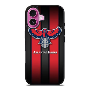 ATLANTA HAWKS STRIPE LOGO iPhone 16 Plus Case Cover