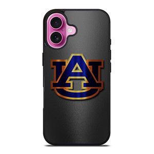 AUBURN TIGERS FOOTBALL LOGO METAL iPhone 16 Plus Case Cover