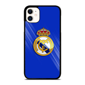 REAL MADRID LOGO BLUE iPhone 11 Case Cover REAL MADRID LOGO BLUE iPhone 11 Case Cover