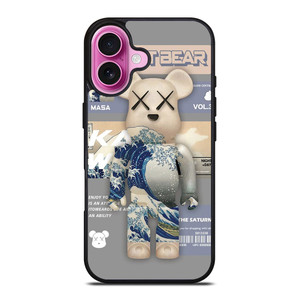 BEARBRICK ROBOT STYLE KAWS iPhone 16 Plus Case Cover