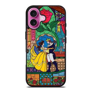 BEAUTY AND THE BEAST SETENED GLASS iPhone 16 Plus Case Cover BEAUTY AND THE BEAST SETENED GLASS iPhone 16 Plus Case Cover