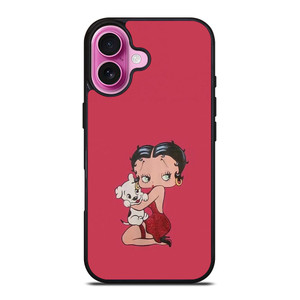 BETTY BOOP AND PUDGY CARTOON iPhone 16 Plus Case Cover