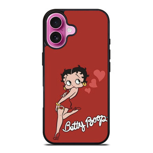 BETTY BOOP CARTOON LOVE iPhone 16 Plus Case Cover