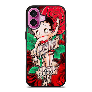 BETTY BOOP FLORAL iPhone 16 Plus Case Cover BETTY BOOP FLORAL iPhone 16 Plus Case Cover