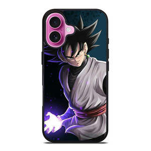 BLACK GOKU DRAGON BALL SUPER ANIME MANGA iPhone 16 Plus Case Cover