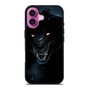 BLACK WILD WOLF iPhone 16 Plus Case Cover BLACK WILD WOLF iPhone 16 Plus Case Cover