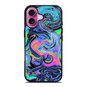 BLUE LIQUID CHROME iPhone 16 Plus Case Cover BLUE LIQUID CHROME iPhone 16 Plus Case Cover