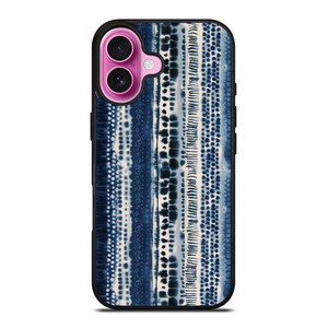 BLUE STRETCHED CHIFFON FABRIC iPhone 16 Plus Case Cover BLUE STRETCHED CHIFFON FABRIC iPhone 16 Plus Case Cover