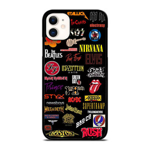 ALL CLASSIC ROCK BAND REVOLUTION LOGO iPhone 11 Case Cover