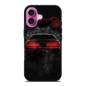 CHALLENGER HELLCAT BLACK DODGE SRT iPhone 16 Plus Case Cover CHALLENGER HELLCAT BLACK DODGE SRT iPhone 16 Plus Case Cover