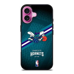 CHARLOTTE HORNETS NBA TEAM iPhone 16 Plus Case Cover