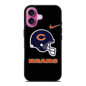 CHICAGO BEARS NFL HELMET NIKE iPhone 16 Plus Case Cover CHICAGO BEARS NFL HELMET NIKE iPhone 16 Plus Case Cover