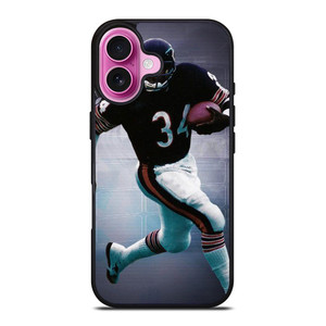 CHICAGO BEARS WALTER PAYTON NFL FOOTBALL 2 iPhone 16 Plus Case Cover