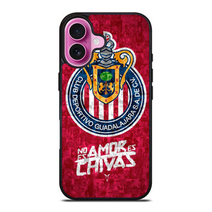 CHIVAS DE GUADALAJARA FOOTBALL CLUB LOGO iPhone 16 Plus Case Cover