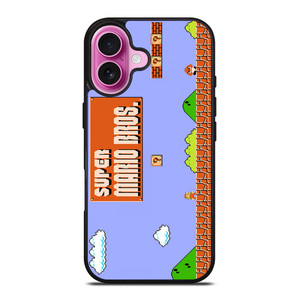 CLASSIC MARIO BROS GAME iPhone 16 Plus Case Cover