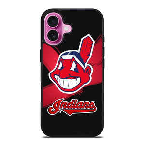 CLEVELAND INDIANS ART MLB iPhone 16 Plus Case Cover CLEVELAND INDIANS ART MLB iPhone 16 Plus Case Cover