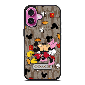 COACH MICKEY MINNIE MOUSE KISS iPhone 16 Plus Case Cover