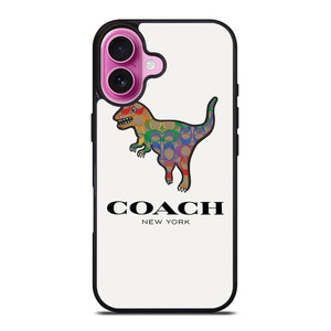 COACH NEW YORK DINOSAUR iPhone 16 Plus Case Cover