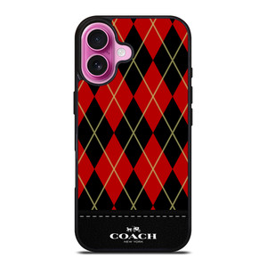 COACH NEW YORK HARLEY QUINN PATTERN iPhone 16 Plus Case Cover