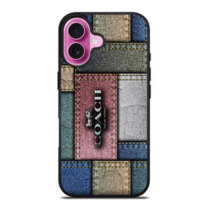 COACH NEW YORK LOGO JEANS  iPhone 16 Plus Case Cover