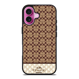 COACH NEW YORK LUXURY FASHION LOGO iPhone 16 Plus Case Cover COACH NEW YORK LUXURY FASHION LOGO iPhone 16 Plus Case Cover