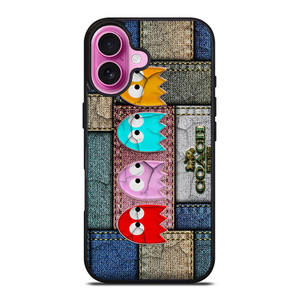 COACH NEW YORK PAC MAN iPhone 16 Plus Case Cover COACH NEW YORK PAC MAN iPhone 16 Plus Case Cover