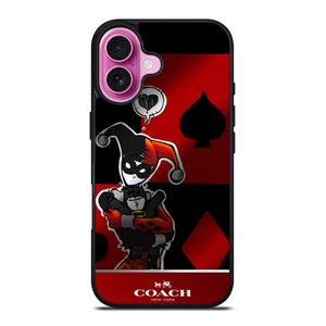 COACH NEW YORK X HARLEY QUINN 2 iPhone 16 Plus Case Cover