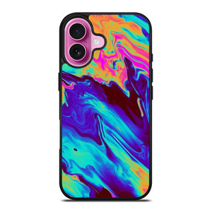 COLORFUL CHROME LIQUID iPhone 16 Plus Case Cover