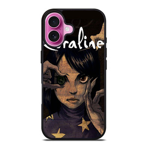CORALINE FACE CARTOON iPhone 16 Plus Case Cover