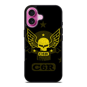 CORVETTE C6R SKULL iPhone 16 Plus Case Cover CORVETTE C6R SKULL iPhone 16 Plus Case Cover
