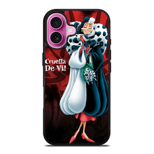 CRUELLA DE VIL DISNEY VILLAIN iPhone 16 Plus Case Cover
