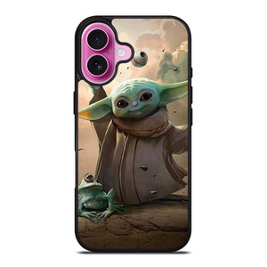 CUTE BABY YODA GROGU STAR WARS iPhone 16 Plus Case Cover CUTE BABY YODA GROGU STAR WARS iPhone 16 Plus Case Cover